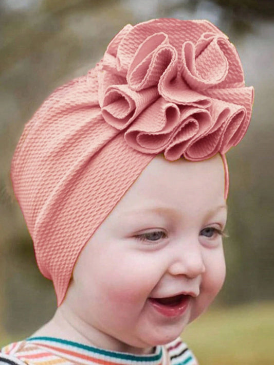 Coral Pink Flower Headband