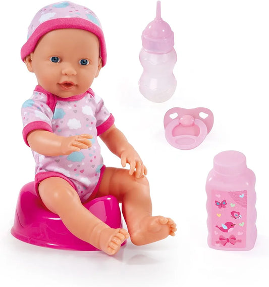 Bayer Piccolina Newborn Baby (Pink) Clouds with Accessories (30cm Tall)