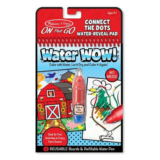 Melissa & Doug Connect the Dots Farm Water Wow! Book