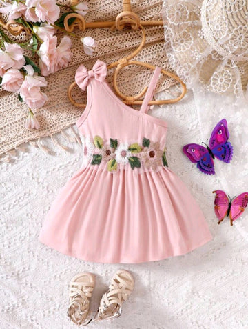 Pink Floral Dress