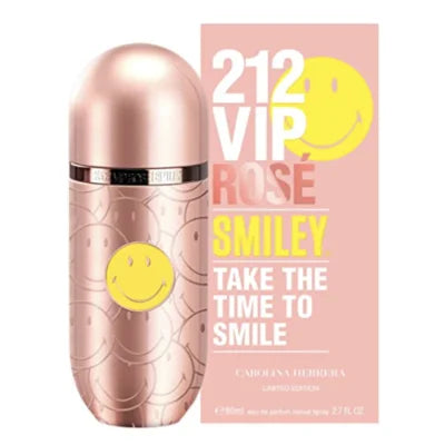 212 VIP Rose SMILEY Limited Edition EDP 80ml (Ladies)