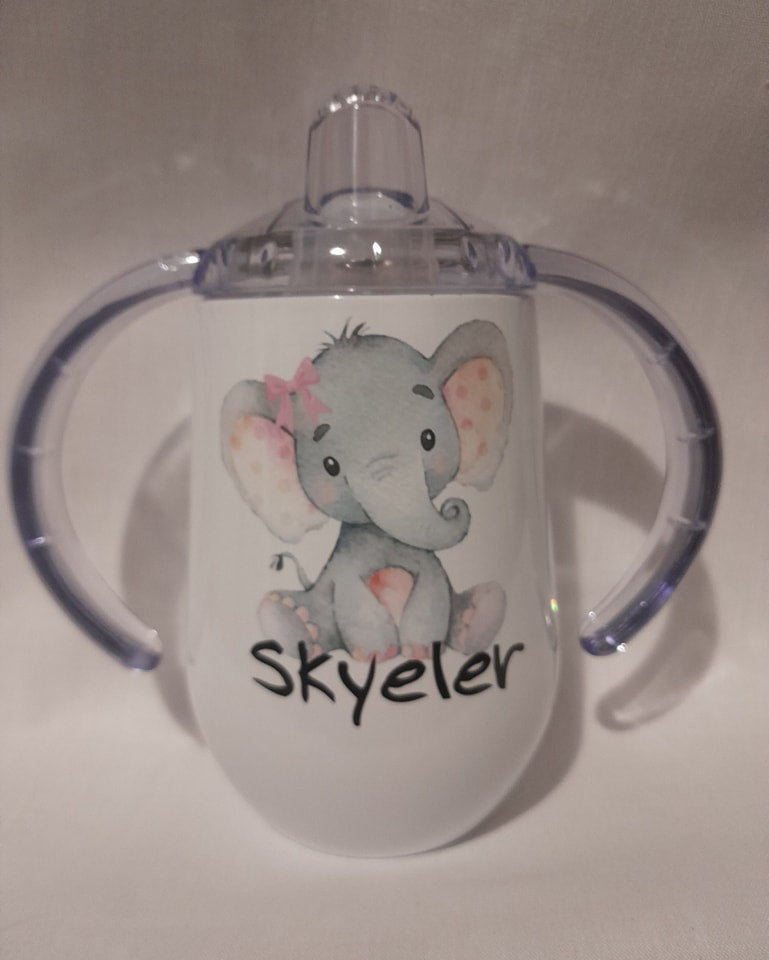 Double Wall Stainless steel baby sippy cup egg shape