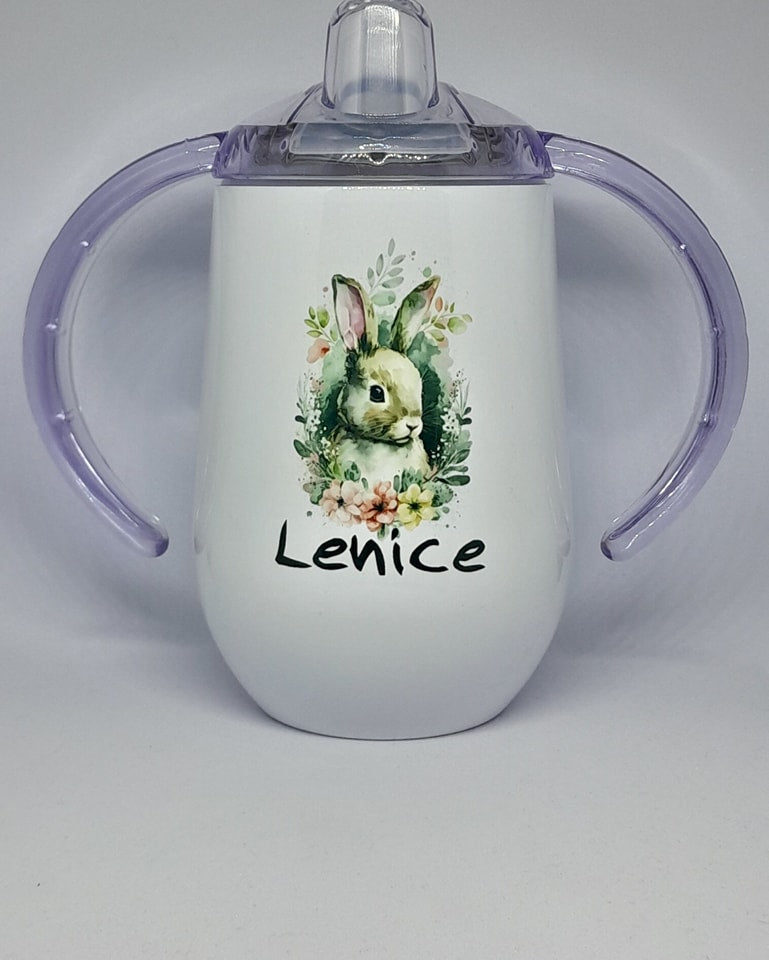 Double Wall Stainless steel baby sippy cup egg shape