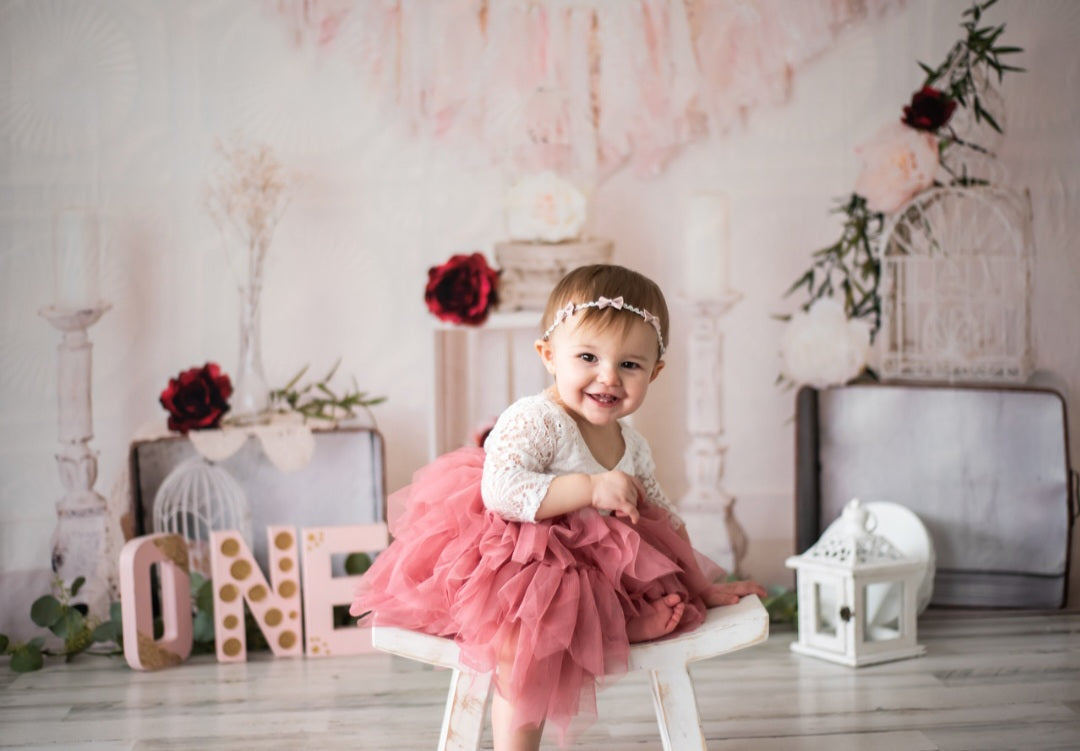 Lace Top and Pink Tutu