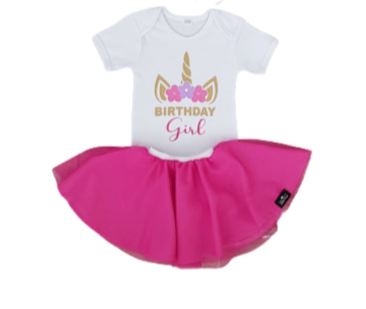 Unicorn 1st Birthday Outfit